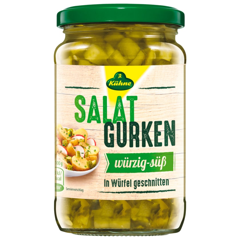 Kühne Salat Gurken würzig-süß 330g